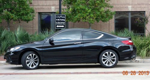 2013 honda accord 2-door coupe v6 6-speed manual ex-l 350 miles new condition