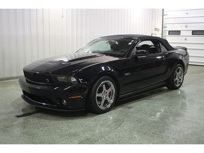 Supercharged convertible one owner roush black leather gt premium manual 5.0