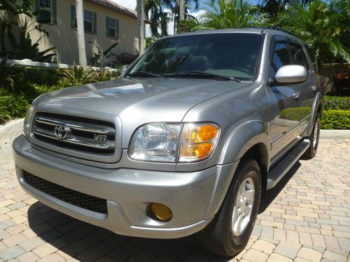 Toyota sequoia limited 3rd row seating no reserve