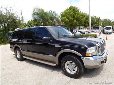 01 ford excursion limited 2wd 7.3l turbo diesel v8 florida leather needs work