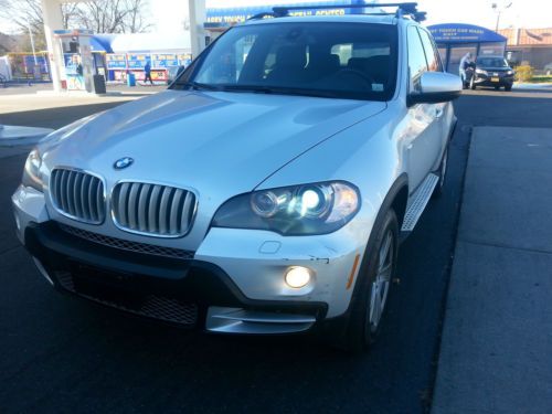 2008 bmw x5 4.8i sport utility no reserve fully loaded salvage lightly flood