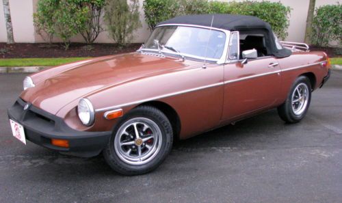 1979 mgb - one owner; upgraded mechanicals; every receipt totaling over $28,000