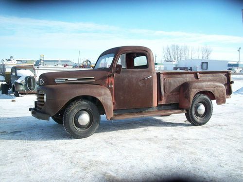 1948 1949 1950 ford  f-3 rare f3 pickup truck old original paint  rat rod patina