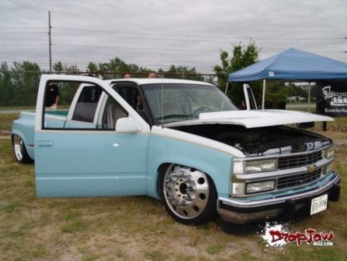 1994 chevrolet 2500 pick-up bagged turbo diesel dually
