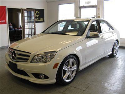 2010 mercedes-benz c300 4matic sport fac-wrnty heated leather roof wood $22,995