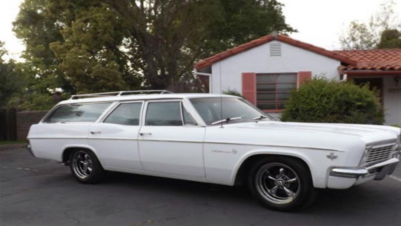 1966 chevrolet impala wagon 9-passenger v8 surf wa