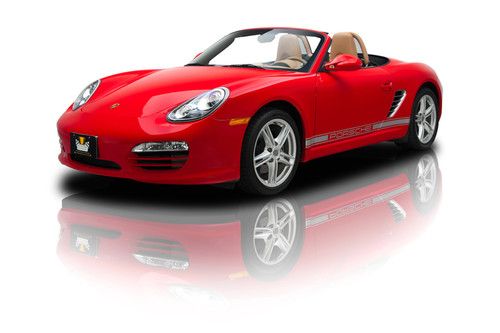 9,204 actual mile guard red boxster 2.9l 7 speed pdk