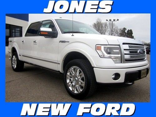 New 2013 ford f-150 4wd supercrew platinum msrp $53245