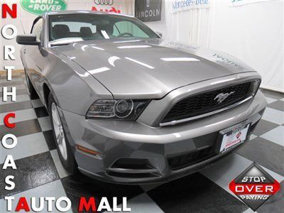 2013(13)mustang convertible v6 fact w-ty only 19k gray/black keyless save huge!!