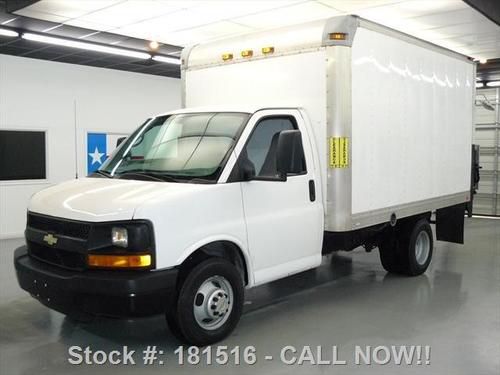 2009 chevy express 3500 drw box van tommy liftgate 59k texas direct auto