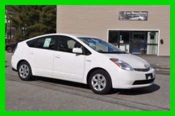 2007 prius hybid one owner *white* backup camera* clean* no reserve!!