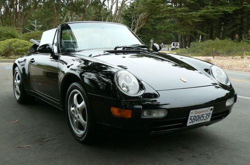 1998 993 c2 37k miles black leather highly optioned two owners california car