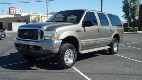 2002 ford excursion powerstroke diesel 7.3 4x4 limited, tv's/dvd