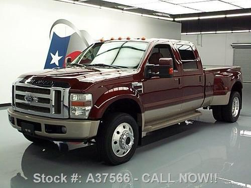 2008 ford f450 king ranch 4x4 diesel dually sunroof nav texas direct auto