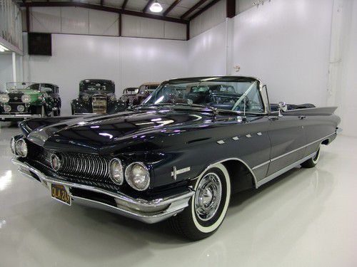 1960 buick electra 225 convertible, california black plate, restored, automatic!
