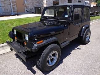 1995 jeep wrangler s 4x4 soft top 2.5l i4 5-speed manual trans only 54k miles
