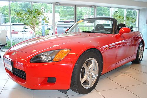 Spectacular perfect ultra low mileage honda s2000
