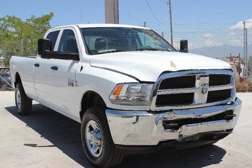 2012 dodge ram 2500 st crew cab 4wd damaged clean title low miles export welcome