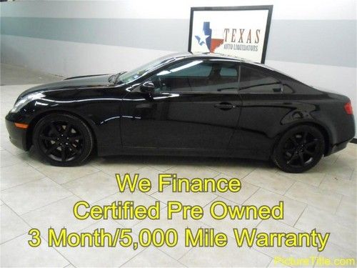 06 g35 coupe leather sunroof heated seats warranty finance texas
