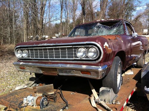 1964 elcamino original 4 speed car restore or parts its all there chevelle