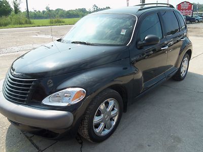 2002 chrysler pt cruiser, black, cold ac, leather, very clean. no reserve