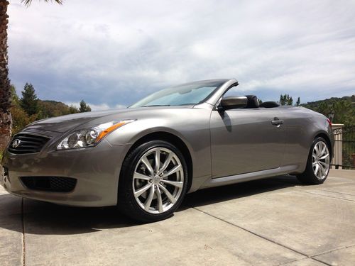 Loaded 2009 infiniti g37 convertible navigation, technology &amp; premium packages