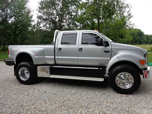 2005 ford f650 f750 pickup loaded! cat diesel allison automatic only 67k miles!