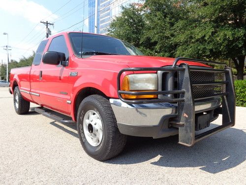 1 owner tx 99 ford f-250 7.3l diesel 2wd auto extcab clean runs great no rust