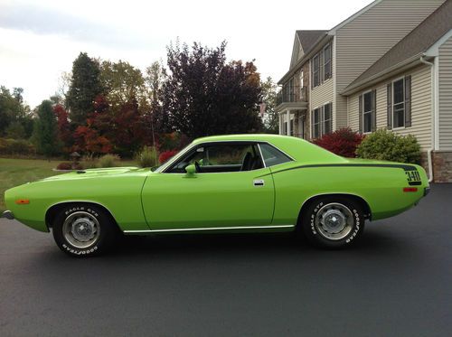 1972 plymouth barracuda matching  # 340,4 speed