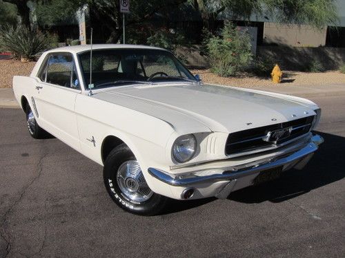 1965 ford mustang, mostly original survivor, ca black plates, ice cold a/c, wow!