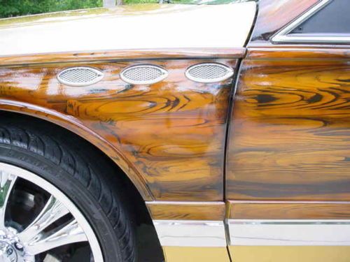 1993 buick roadmaster estate wagon custom woodgrain airbrush art/mags/lp tires