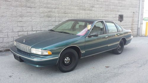 1995 chevrolet 9c1 police caprice all original low reserve!! chevy police