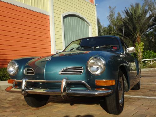 Florida owned, 1971 vw karmann ghia, 2 owners from new, no reserve!