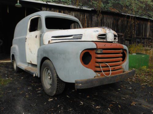 1949 ford panel  wagon truck chev 350