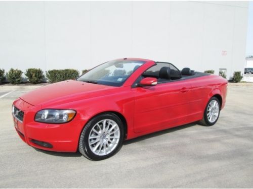 2007 volvo c70 t5 convertible red loaded 1 owner extra clean must see
