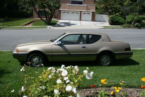 1987 mercury cougar ls sedan 2-door 5.0l - no reserve - great car!