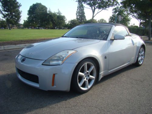2005 nissan 350z touring roadster convertible bose navigation leather 64k miles!
