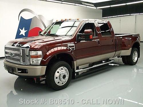 2008 ford f450 king ranch 4x4 diesel dually sunroof 32k texas direct auto
