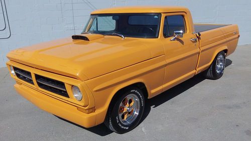 1970 ford f100 custom tangerine orange