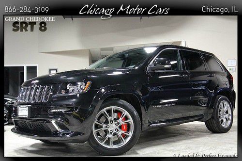 2012 jeep srt8 navigation pano roof black only 8k miles loaded perfect 1owner!