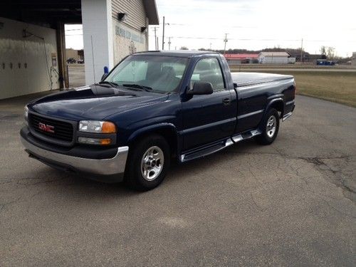 2002 gmc sierra full size truck-great looking blue beauty-22mpg!! no reserve!!