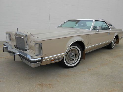 1979 lincoln mark v  cartier package 65,000 miles no reserve