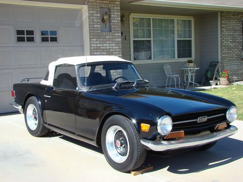 1972 triumph tr-6 convertible with overdrive