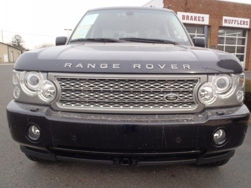 2008 land rover range rover supercharged loaded tow/dvd package navi xenon