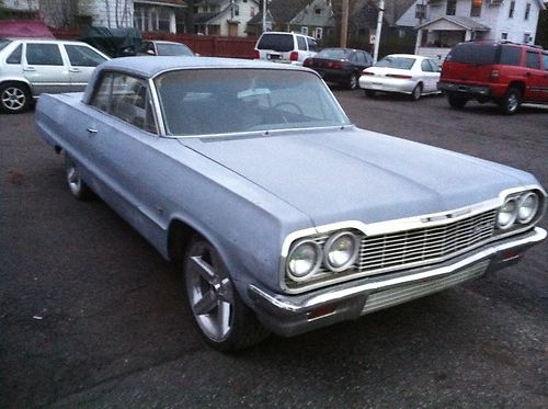 1964 chevrolet impala 2dr v8 auto runs ga car just traded,needs restored ,