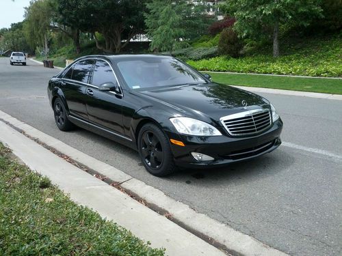 2007 mercedes benz s550 black *barely used/ low miles* with lots of extras!!!