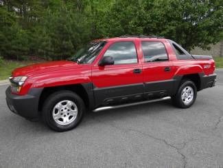 Chevrolet : 2005 avalanche z71 4x4 crew cab lt sunroof leather 84k miles 1-owner