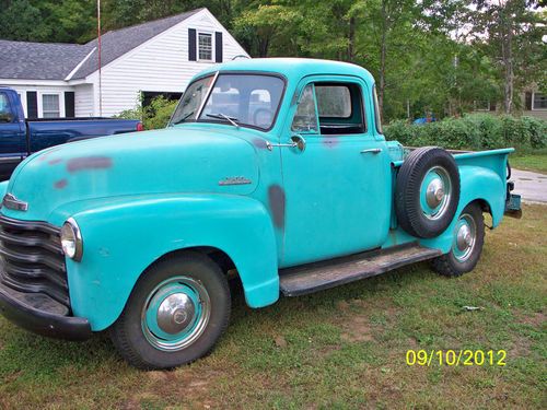 1953 chevy pickup - 5 window