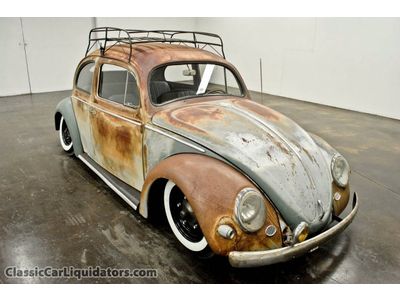 1957 volkswagen beetle air ride 1600cc 4 speed check this out