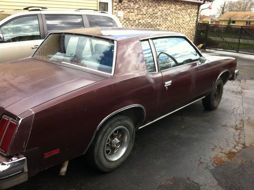 Lot of two 1979 oldsmobile cutlass's g-bodies